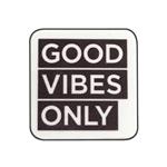 تمیز کننده صفحه نمایش موبایل چسبک طرح GOOD VIBES ONLY 1