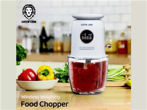 غذاساز بی سیم 600 میلی‌لیتر و ترازوی آشپزخانه گرین Green Lion Wireless Weighing Food Chopper 600mL 7.4V GNWLFDCHOPWH 