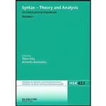 کتاب SYNTAX – THEORYANALYSIS HSK 42.1  اثر Tibor Kiss and Artemis Alexiadou انتشارات De Gruyter Mouton