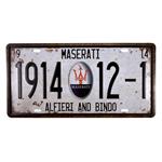 پلاک مدل  Maserati Collection