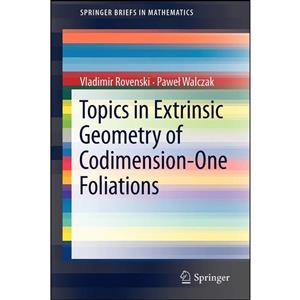 کتاب Topics in Extrinsic Geometry of Codimension-One Foliations اثر Vladimir Rovenski and Pawei Walczak انتشارات Springer 