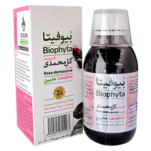اکسیر شربت گل محمدی بیوفیتا\