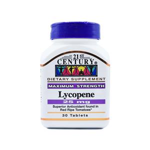 قرص لیکوپن 25 میلی گرم 21 سنتری 30 عددی 21Century Lycopene 25 mg