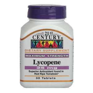 قرص لیکوپن 25 میلی گرم 21 سنتری 30 عددی 21Century Lycopene 25 mg