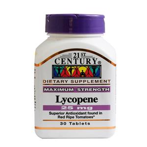 قرص لیکوپن 25 میلی گرم 21 سنتری 30 عددی 21Century Lycopene 25 mg
