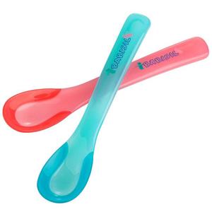 قاشق حرارتی سبز و قرمز بیبی سیل بسته 2 عددی Babisil BS4072 Hot Safe Spoons 