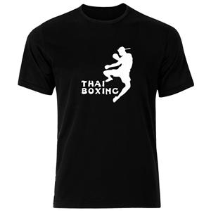 تی شرت ورزشی نخی مردانه طرح موی تای بوکس کد thai boxing 001M تیشرت mui thi boxing mma men t shirt