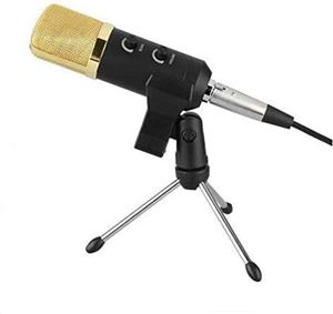 میکروفون USB، میکروفون MIKE MUSIC E-01 Condenser Recording برای لپ تاپ MAC یا Windows Cardioid Studio ضبط وکال، صداگذاری، پخش جریانی و ویدیوهای یوتیوب (میکروفون E-01، مشکی)