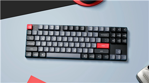 صفحه‌کلید مکانیکی سفارشی بی‌سیم Keychron K1 Pro، طرح‌بندی 80% QMK/VIA قابل برنامه‌ریزی، نور پس‌زمینه فوق‌العاده باریک RGB با مشخصات کم سوئیچ گاترون قرمز بلوتوث/کلید N-سیمی برای Mac Windows Linux