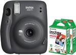 دوربین فوجی فیلم Instax Mini 11 Instant Instant2 فیلم بسته - خاکستری زغالی