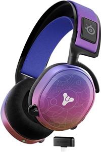 هدست بازی بی‌سیم SteelSeries Arctis 7  Destiny 2: Lightfall Edition Lossless 2.4 گیگاهرتز 30 ساعت عمر باتری USB-C 7.1 Surround برای رایانه‌های شخصی، PS4/5، Mac، موبایل، سوئیچ آیتم‌های هدیه داخل بازی توسط SteelSeries