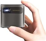 T6X Premium Mini Projector Smart، ویدئو پروژکتور قابل حمل با اندروید و نتفلیکس، HD 1080، صفحه نمایش 250 اینچی، 3 ساعت زمان کار، HDMI، یوتیوب، پروژکتور فضای باز برای فیلم، 300 لومن