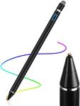 قلم AICase Stylus برای صفحه‌های لمسی، 1.45 میلی‌متر با دقت بالا و نقطه حساسیت IPad Pencil Fine Point Active Smart Digital Pens for Tablet Work در صفحه‌نمایش لمسی iOS و اندروید (رزگلد صورتی)