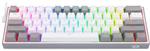 صفحه‌کلید مکانیکی گیمینگ REDRAGON K617 Fizz RGB 60% - سوئیچ‌های قرمز - نورپردازی LED RGB کامل - پشتیبانی از نرم‌افزار (خاکستری سفید)