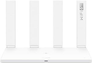 روتر Wi-Fi دو بانده Huawei AX3 AX3000، چهار هسته ای Wi-Fi 6 Plus Revolution، سرعت وای فای تا 3000 مگابیت بر ثانیه - سفید - 53037744 