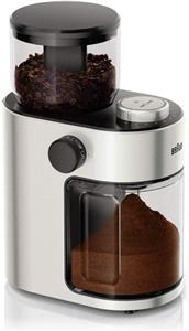 آسیاب قهوه Braun FreshSet KG7070، 15 تنظیمات آسیاب، ظرف بزرگ 220 گرمی، فولاد ضد زنگ
