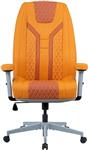 صندلی گیمینگ BONITA با چهار تنظیم تنظیم صندلی مدیریتی با قابلیت چرخش 360 درجه صندلی چرخشی با دکمه چرخشی تکیه گاه بازو برای مطالعه دفتر خانه (نارنجی/نارنجی تیره)