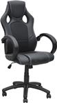 بهترین صندلی میز اداری یا صندلی بازی MH-7366-Blk صندلی اداری ارگونومیک، صندلی میز کامپیوتر، مواد PU، ساختار فولادی، حمایت کمری صاف با ارتفاع قابل تنظیم، مشکی