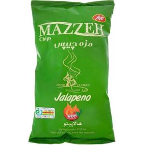 مزه چیپس مزمز با طعم هالاپینو مقدار 60 گرم Maz Maz Mazeh Jalapino Chips Vinegar Flavour 60gr