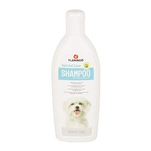 شامپو سگ فلامینگو مدل Care White Coat حجم 300 میلی لیتر Flamingo Care White Coat Dog Shampoo 300 ml