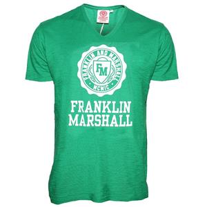 تی شرت مردانه فرانکلین مارشال مدل Jersey کد 073J Franklin Marshall Tshirt Jersey V Neck Short code 073YN for man