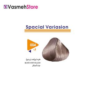 رنگ مو گیاهی ویتامول سری Variation مدل Silver شماره 004 Vitamol Variation Silver Herbal Hair Color No004