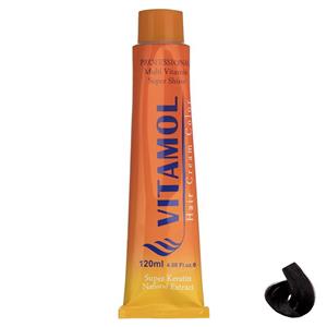 رنگ مو گیاهی ویتامول سری Violet مدل Medium شماره 5.20 Vitamol Herbal Hair Color No5.20 