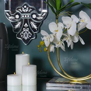 شمع عمری لایف تایم قطر ۸ ارتفاع ۵-۱۰-۱۵