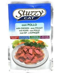 پوچ گربه استوزی مدل Pouch Kitten Chicken-45113 با طعم با طعم مرغ وزن 100 گرم Stuzzy Cat Pouch Kitten Chicken-45113 Cat Food