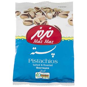 پسته نمکی مزمز مقدار 60 گرم Maz Salted Pistachios 60gr 