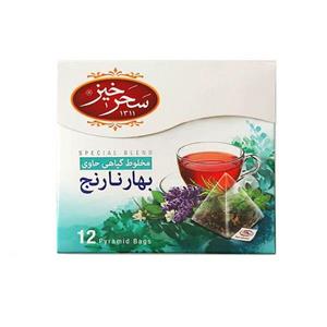 دمنوش مخلوط گیاهی حاوی بهارنارنج سحرخیز مقدار 24 گرم Saharkhiz Herbal Mixture Concentrated With Citrus Aurantium Gr 