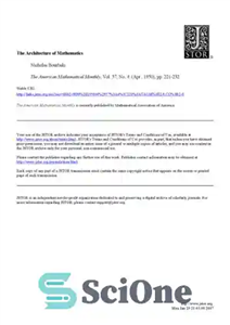 دانلود کتاب Architecture of Mathematics – معماری ریاضیات
