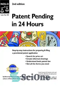 دانلود کتاب Patent Pending in 24 Hours ‘With CD’ – ثبت اختراع در انتظار 24 ساعت “با سی دی”