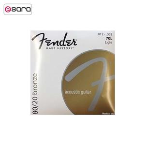 سیم گیتار آکوستیک فندر مدل 70L 0730070403 Fender 70L 0730070403 Acoustic Guitar String