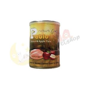 کنسرو بچه گربه مرغ و سیب پابلو 400 گرم 