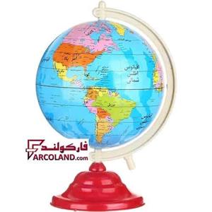 کره زمین جغرافیایی سایز 13 پایه پلاستیکی تولیدی نسیم