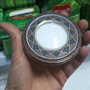 ظرف زعفران طرح خاتم مدل کف اسپانیا سایز دو گرم