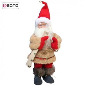 عروسک طرح بابانوئل کریسمس مدل 202434 ارتفاع 35 سانتی متر