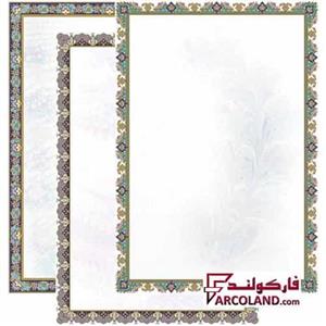 کاغذ تذهیب ابر و باد سایز A4 گلاسه مات بسته 20 عددی