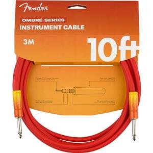 کابل گیتار Fender Ombre Instrument Cable 10ft 3m Tequila Sunrise 990810200 