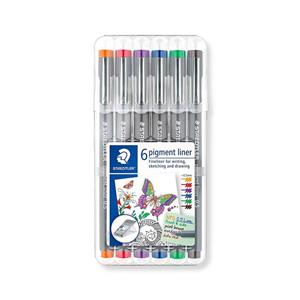 راپید استدلر مدل Pigment Liner  کدSSB6-30805 قطر نوشتاری 0.5 بسته 6 عددی