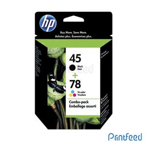 HP 45 / 78 Inkjet Print Cartridge Pack 