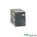 رله اشنایدر miniature plug-in relay – Zelio RXM4L – 4 C/O – 24 V DC – 3 A  