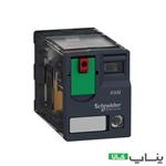 رله اشنایدر Miniature plug-in relay, 6 A, 4 CO, LED, 230 V AC