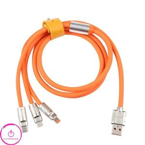 کابل شارژ USB-A به Type-C/Lightning/Micro طول 100 سانتی متر ترکا TREQA مدل CA-880