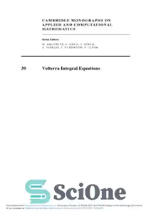 دانلود کتاب Volterra integral equations – معادلات انتگرال ولترا