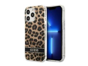 قاب محافظ براق آیفون 13 پرو مکس طرح پلنگی CG Mobile iphone 13 Pro Max Guess Leopard Hard Case