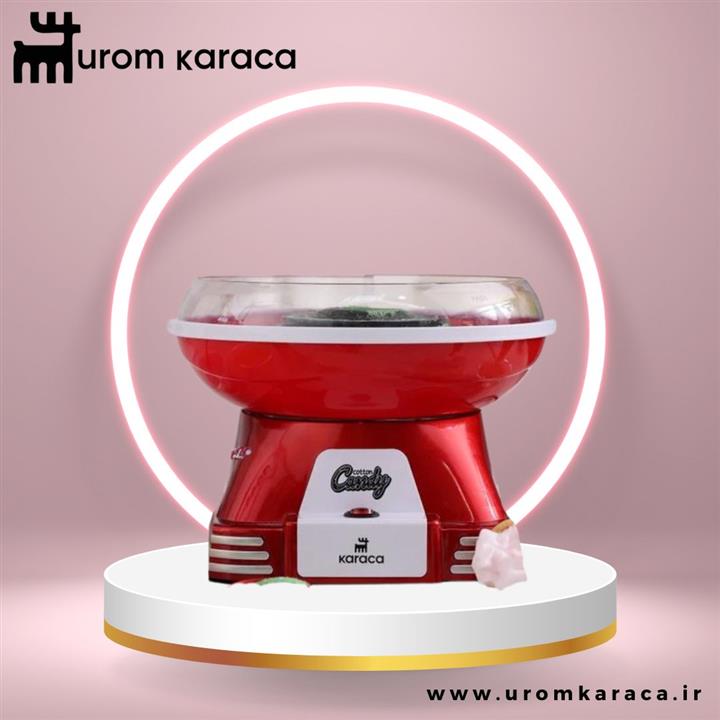 پشمک ساز برقی کاراجا مدل Retro قرمز