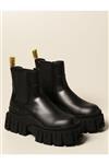 بوت اورجینال مردانه برند Fendi مدل  Leather Ankle Boot With Maxi Sole کد 7U1394AD7Q