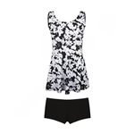 مایو شنا زنانه دو تکه دامنی Fashion Concept- 5590218 NZD | مشکی/سفید